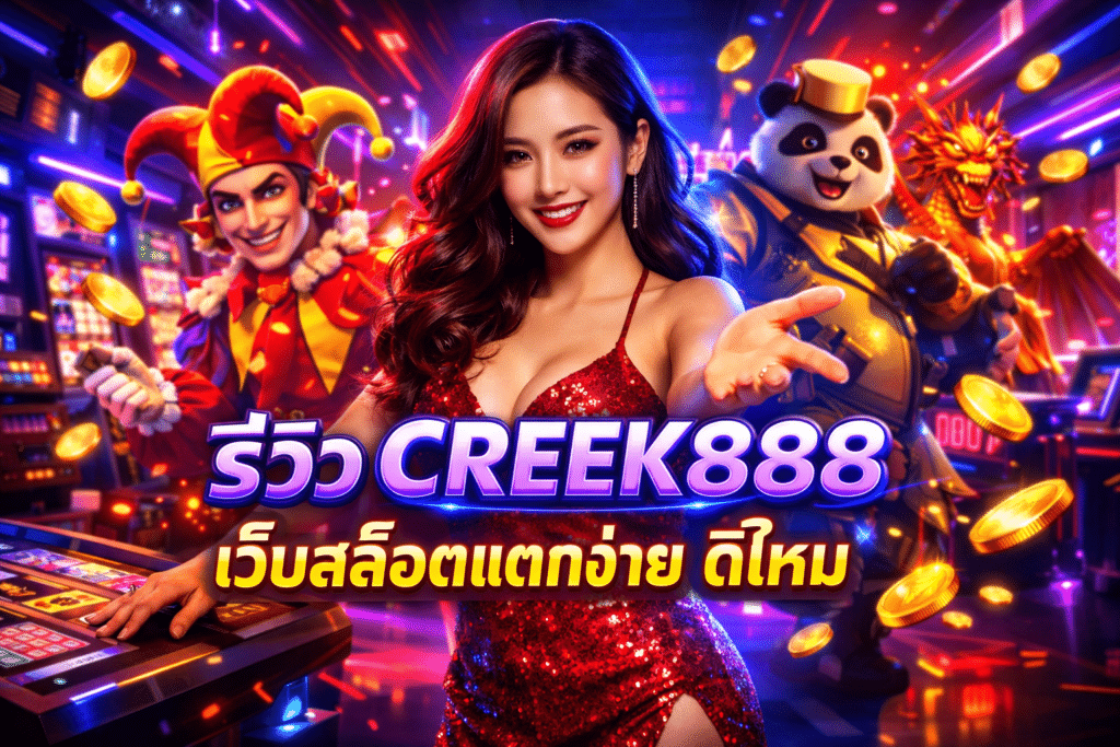 รีวิว CREEK888 เว็บสล็อตแตกง่าย ดีไหม